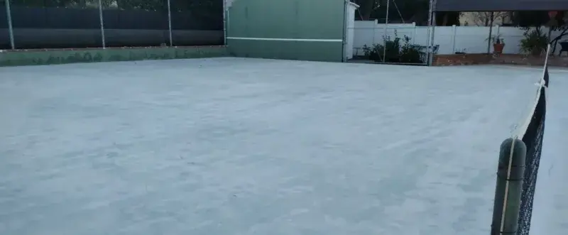 Game court , coating removals (1)